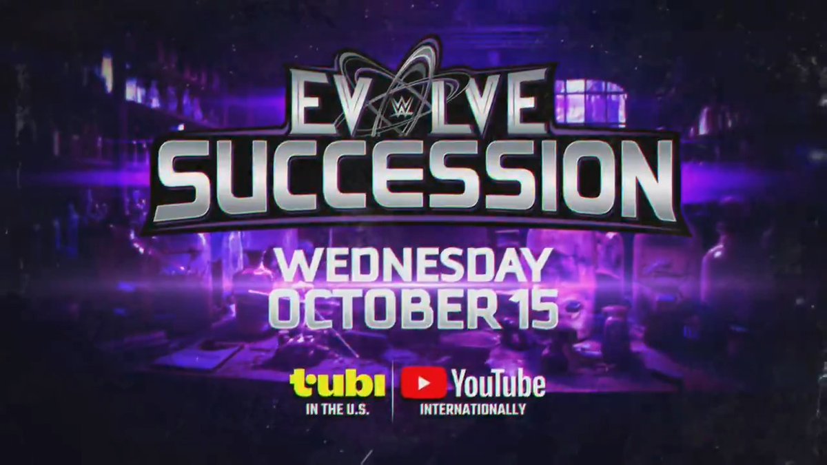 The countdown to WWE Evolve: Succession continues... Who will step up and make their mark on #WWEEvolve TONIGHT at 8ET/5PT on @tubi?! WATCH HERE ▶️