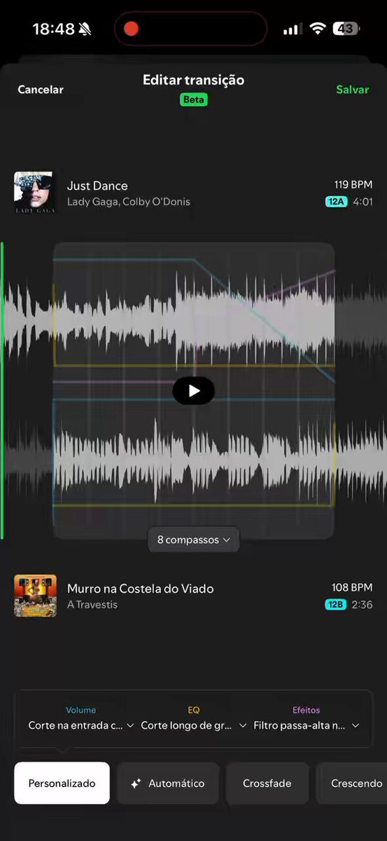 Obcecado pela função mixar do Spotify