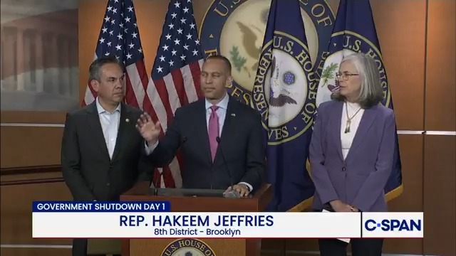 REP. JEFFRIES: "Republicans have consistently shut the government down as part of their efforts to try to extract & jam their extreme right-wing agenda down the throats of the American people."