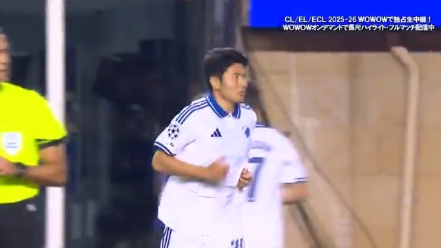 / 🇯🇵鈴木淳之介が待望の #UCL デビュー✨ \ ロベルトとの交代で後半開始からピッチへ🔥 自陣ペナルティエリア内でピンチを防ぎ安定した守備を見せた👏 🔽WOWOWオンデマンドでは 他試合の無料ハイライトやフルマッチのアーカイブなどを配信中 #WOWOWでCL