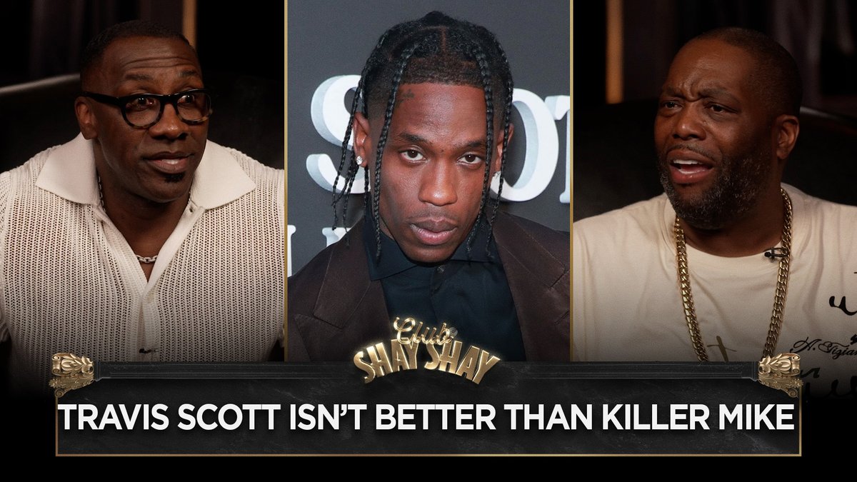 ".TRAVIS SCOTT Can't Outrap Me" - Killer Mike "They put Travis in a position where they tried to get him to diss me and he came with some light bars. It was cute. You know I appreciated it. That sh*t was funny." -Killer Mike