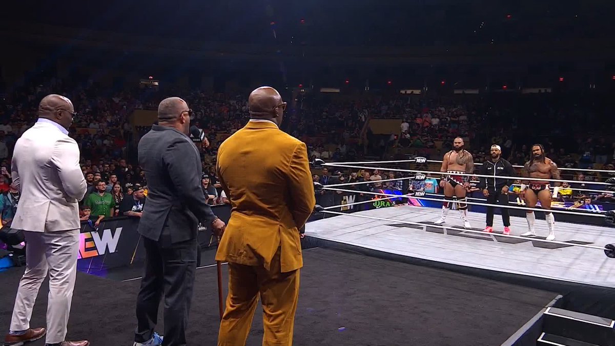 The Hurt Syndicate lays out a challenge against The Demand for a STREET FIGHT! Watch #AEWDynamite’s 6th Anniversary LIVE on TBS &amp; HBO Max