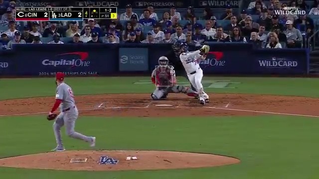 Miggy for the lead!