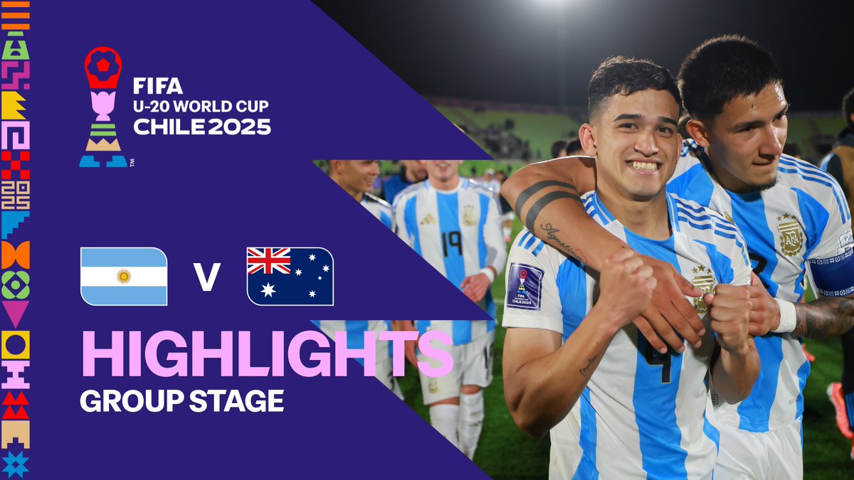 🇦🇷 Another win for Argentina at the #U20WC!