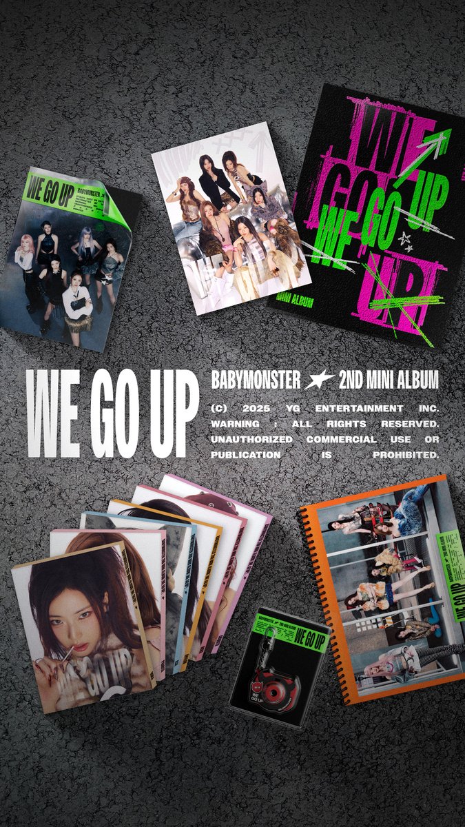[WE GO UP] PHYSICAL ALBUM MOTION 2025.10.10. 1PM KST | 12AM EDT Pre-order Now. ➡️ Pre-Save Now. ➡️ #BABYMONSTER #베이비몬스터 #2ndMINIALBUM #WEGOUP #YG