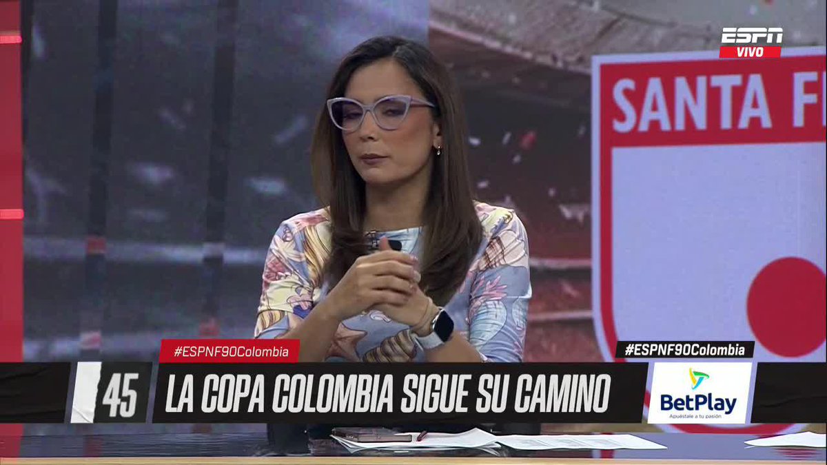 #ESPNF90Colombia | El clásico nocturno del fútbol Santa Fe fue eliminado de la Copa a manos del DIM "La finalidad de la Copa es la Sudamericana y Santa Fe está en LIBERTADORES" Diana Paola Rincón Participa con nosotros en #ESPNF90Colombia