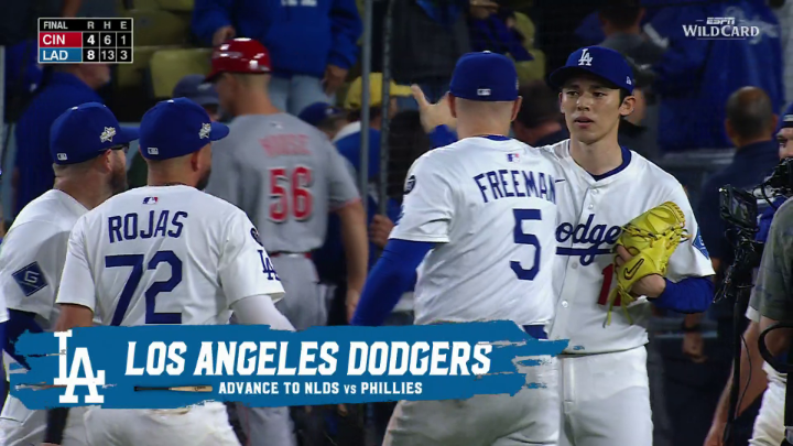 DUBS IN DODGERTOWN 😤 The Dodgers sweep the Reds in the Wild Card round 🧹