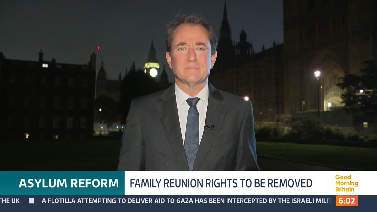 Migrants who are granted asylum in the UK will no longer be able to automatically bring their family members with them. The Prime Minister is expected to outline what officials call 'landmark changes' to asylum policy later. Richard Gaisford reports.