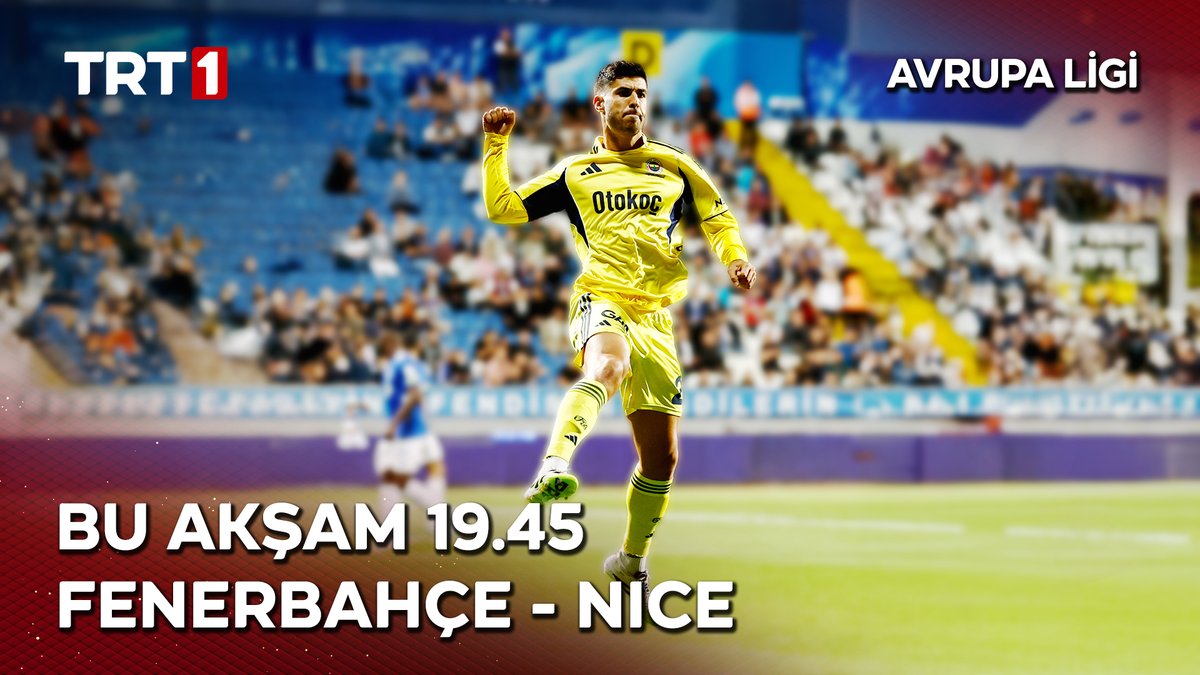 Sarı-Lacivertliler, galibiyet için sahaya çıkıyor!💛💙 Fenerbahçe-Nice UEFA Avrupa Ligi maçı bu akşam saat 19.45'te TRT 1, tabii ve TRT Radyo 1'de.📺