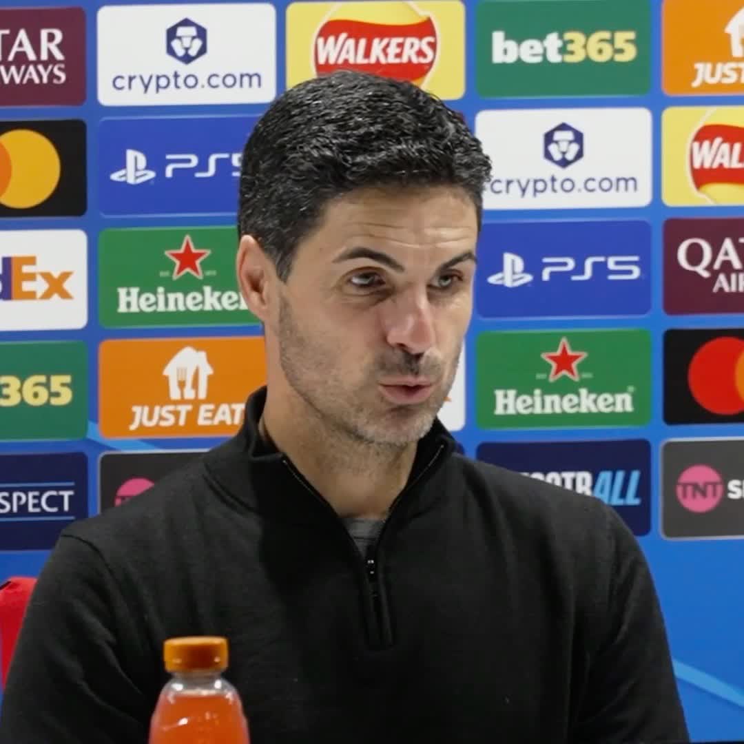 "His performance was exceptional" 🤩 Mikel Arteta has full belief in Viktor Gyökeres, despite the striker going 398 minutes without a goal for Arsenal 🔴