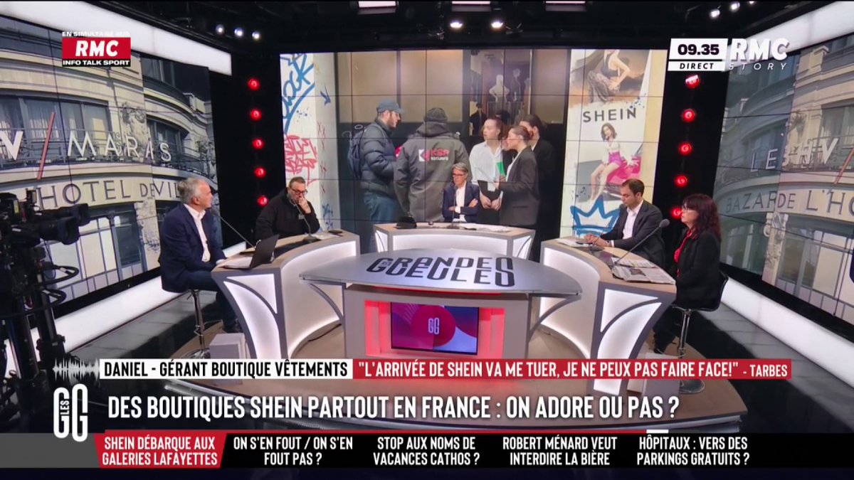 👕 Boutiques Shein : "C'est moi le chinois, je ne peux pas me payer alors que je bosse 70 heures semaine." 📞 Le désespoir de Daniel, gérant d'une boutique de vêtements : "L'arrivée de Shein va me tuer. Je vais peut-être mettre la clé sous la porte." #GGRMC