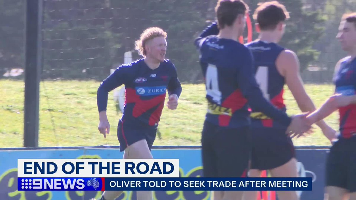 An angry Clayton Oliver has been shown the door at Melbourne after a willing meeting with Steven King. Tom Morris #9News