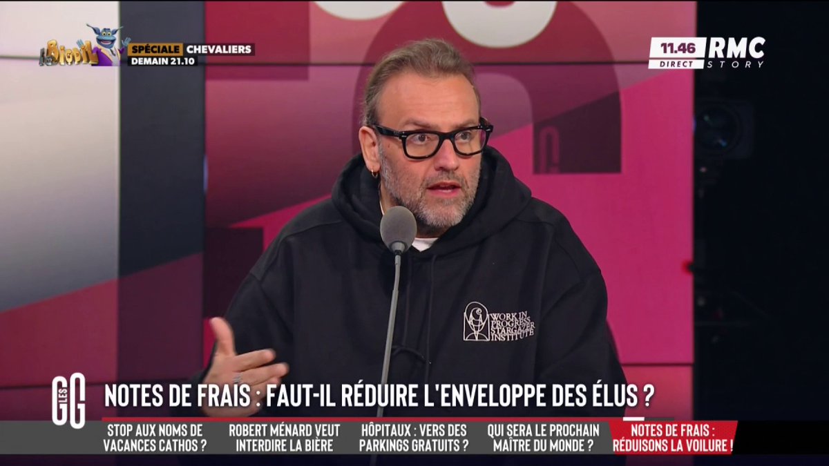 🤑 Notes de frais : faut-il réduire l’enveloppe des élus ? 🗣️ Bruno Poncet : "C'est pareil au plus haut niveau de l'État. Ils arrivent à l'Élysée ils prennent le bureau de Napoléon, hop je te le fous là. Le bureau de Clovis... hop nouveau bureau à 500 000 €." #GGRMC