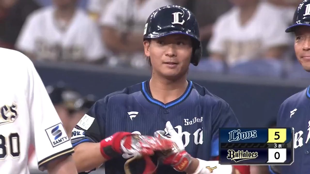 #仲田慶介 選手が今日2本目の適時打を放ち、1点を追加！ 好調のバッティングが止まりません！ #埼玉西武ライオンズ #seibulions #ALLONE