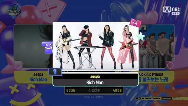 👑 “Rich Man” by aespa achieved its first Triple Crown on M Countdown this week — Congratulations! 🎉 #RichMan8thWin #aespa48thWin #aespa #에스파 #エスパ #RichMan #aespaRichMan (251002)