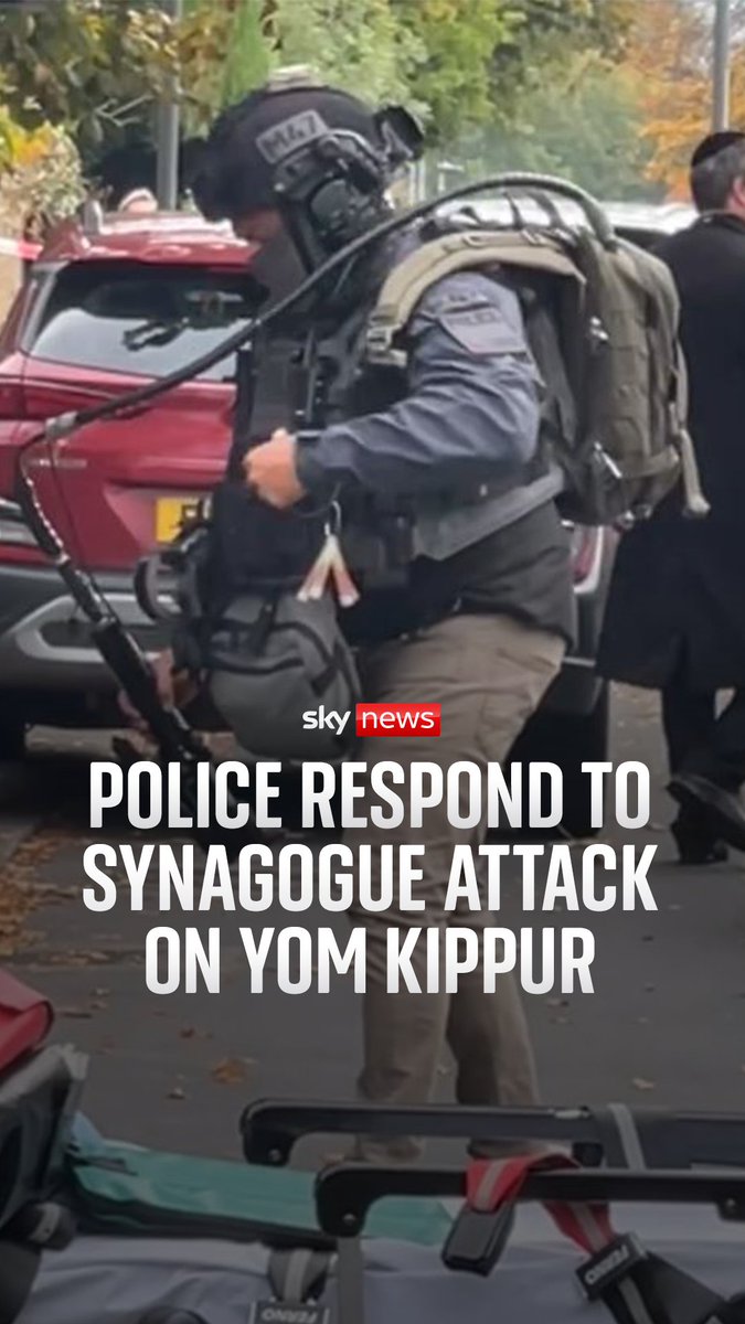Sir Keir Starmer is returning to the UK to chair an emergency COBRA meeting after an attack on a synagogue in Manchester this morning. A major incident has been declared in the city.