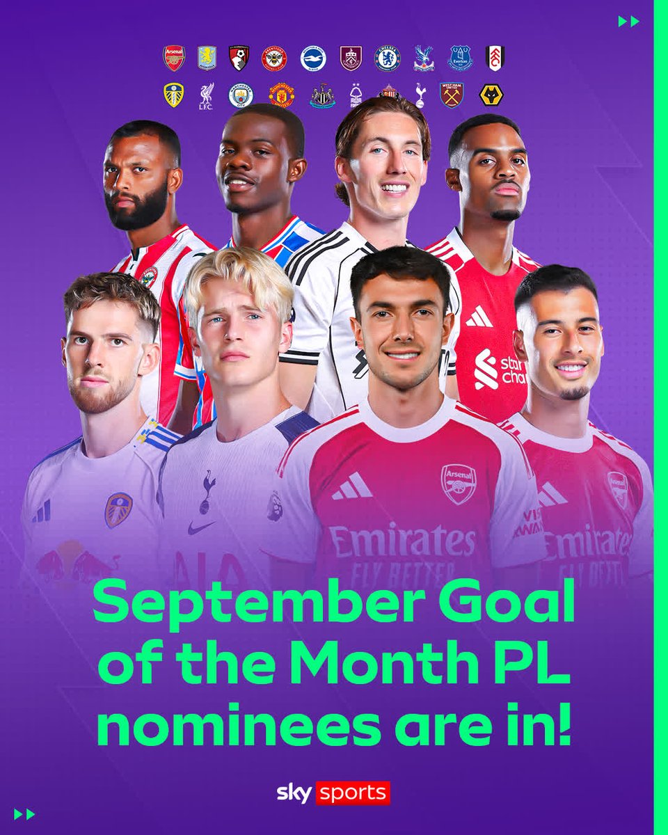 Here are the September Premier League Goal of the Month nominees! ⚽️ Which is your winner? 😍