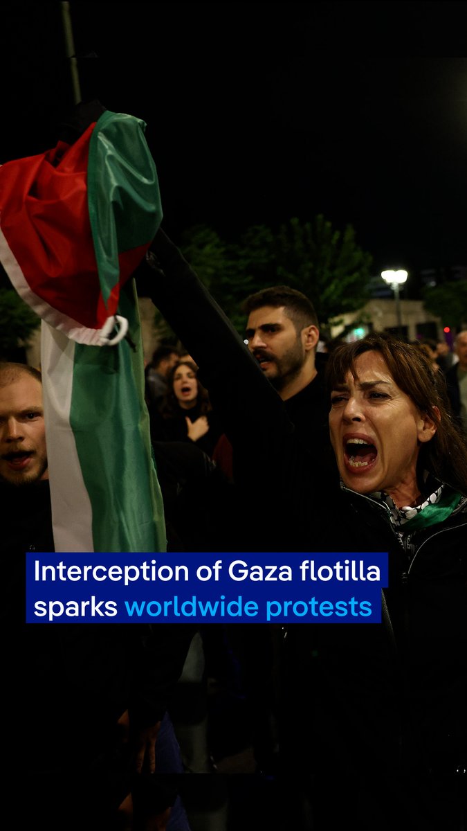 Israel's interception of the Global Sumud Flotilla attempting to breach the Gaza blockade has sparked protests worldwide.
