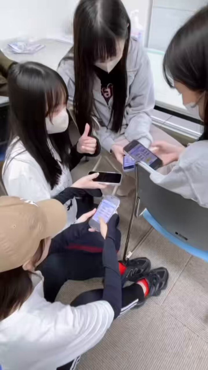 レッスン後残って1時間以上7ならべやってたひとたち(まひちゃん葵ちゃん舞Qふく) 📣GBTはじまってまーす！！！ #勝手に四国観光大使 #STU48の7ならべ