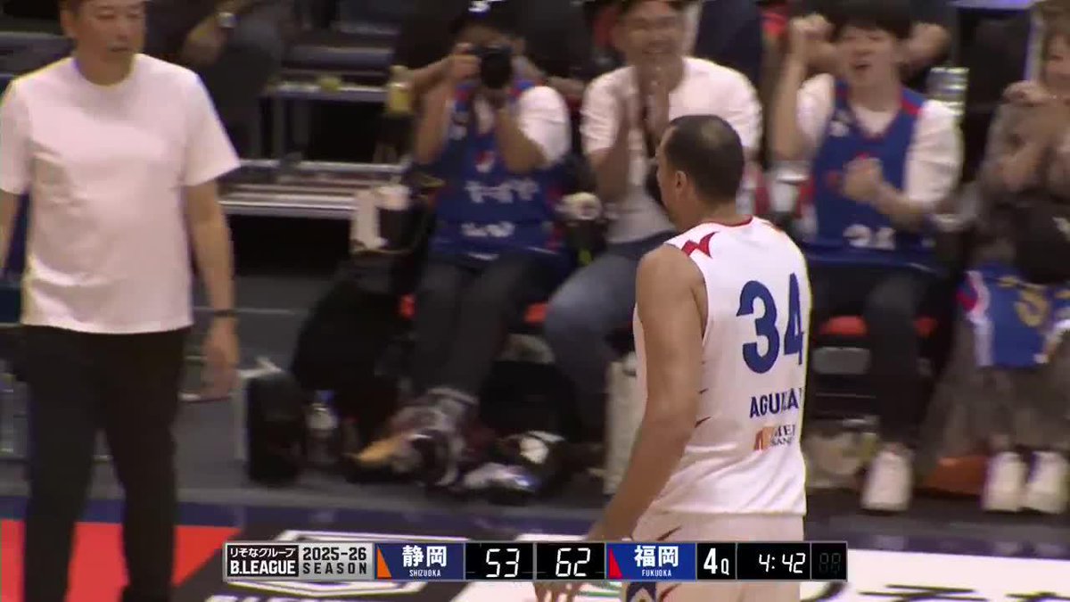 ▌10/2|試合終了|vs. 静岡 ▌ 福岡 75-62 静岡 ライジングWIN⚡️ ロースコアの攻防が続く中、會田、パブロの3Pシュートで流れをつかみ、リードを広げて開幕戦勝利。 応援ありがとうございました! 📡バスケットLIVE #ライジングゼファーフクオカ #ライジングゼファー福岡