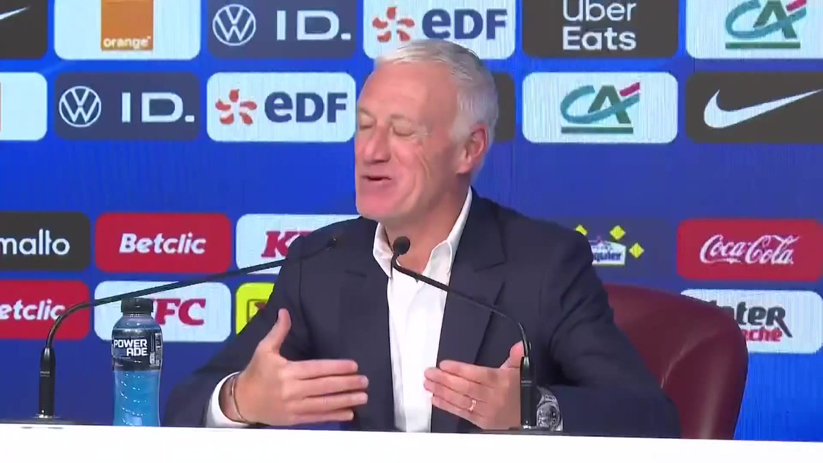 Didier Deschamps, à propos d'Nkunku : " On parle du fait que les joueurs peuvent se blesser en sélection, mais pas de la situation inverse, où la sélection leur redonne le sourire en club" La conférence de presse en direct : #lequipeFOOT