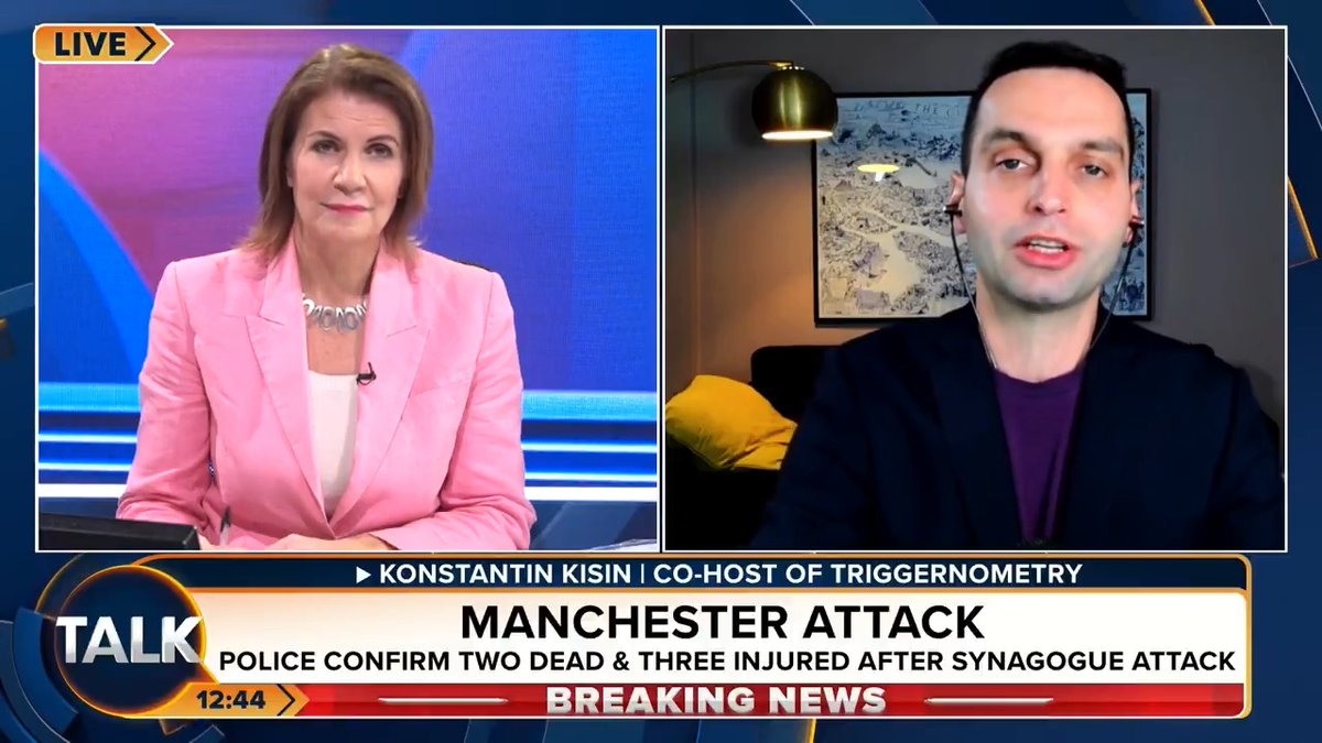 'Triggernometry' co-host Konstantin Kisin says Hamas cannot claim Israel is "committing genocide", while prolonging the 'genocide' by not accepting a peace deal. "The ones who have been screaming about it have gone completely silent or telling Hamas to not take it!" Julia Hartley-Brewer