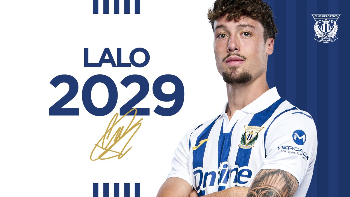 📹 El Leganés y Gonzalo Aguilar López, juntos hasta 2029 🤍💙 #Lalo2029