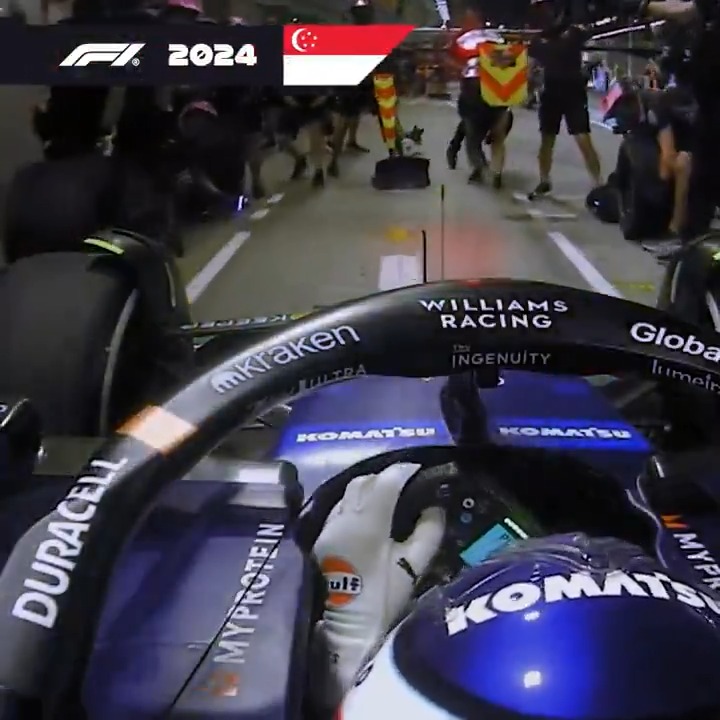 Some Alpine foreshadowing from Franco in Singapore last season... 👀 #F1 #SingaporeGP
