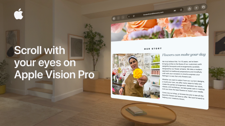 In #visionOS26, you can look to scroll in Safari and other supported apps on Apple Vision Pro. Here’s how.