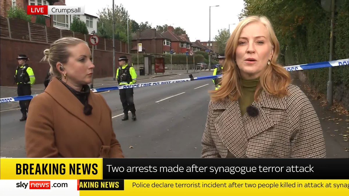 "There has been complete disbelief among the community" Sky's Katie Barnfield has been reporting from the scene of the Manchester synagogue attack and tells Sarah-Jane Mee about what the local community have been telling her.