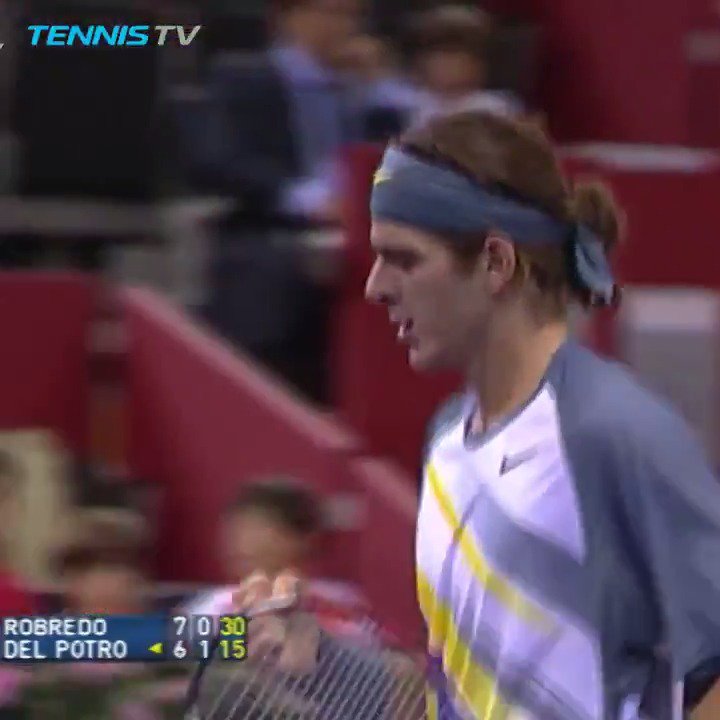 Juan Martín Del Potro, a sus 18 años. Qué maravilla 🇦🇷❤️