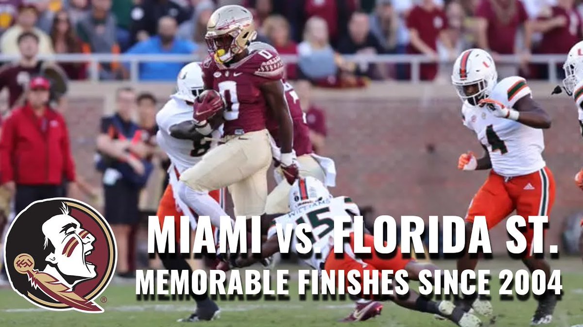 Miami. Florida State. One of the greatest rivalries in college football. 🔥 We’re looking back at the most memorable Florida State victories in the rivalry 🍢➡️ FSU Football | FSU Seminoles | #NoleFamily | #KeepCLIMBing
