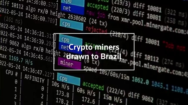 Brazil's energy glut could solve crypto mining's power crisis and US startup Spacecoin said it successfully sent secured information through space. Here is what you need to know from the world of crypto