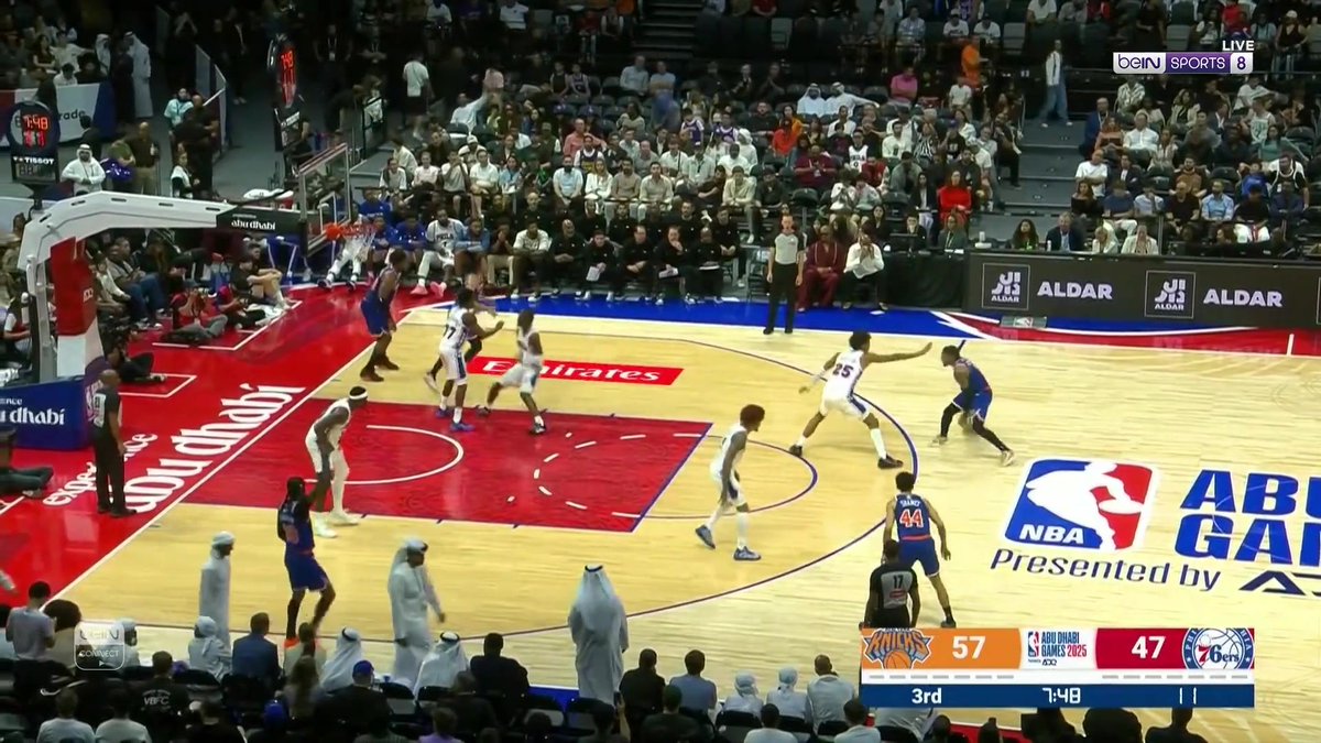 🏀 تألق فردي لافت من مايلز ماكبرايد في لقطة مميزة! 📺 تابعوا المواجهة الآن عبر قناة beIN SPORTS 8 #NBAPreseason