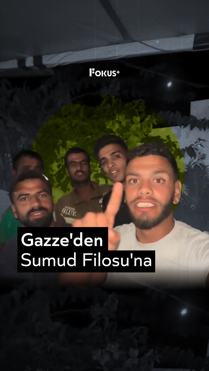 ➕ Gazze’den Sumud Filosu’na şarkı. ▪️ ”Şahit ol dünya özgürlük filosuna; yeryüzünün şerefli insanlarına.”