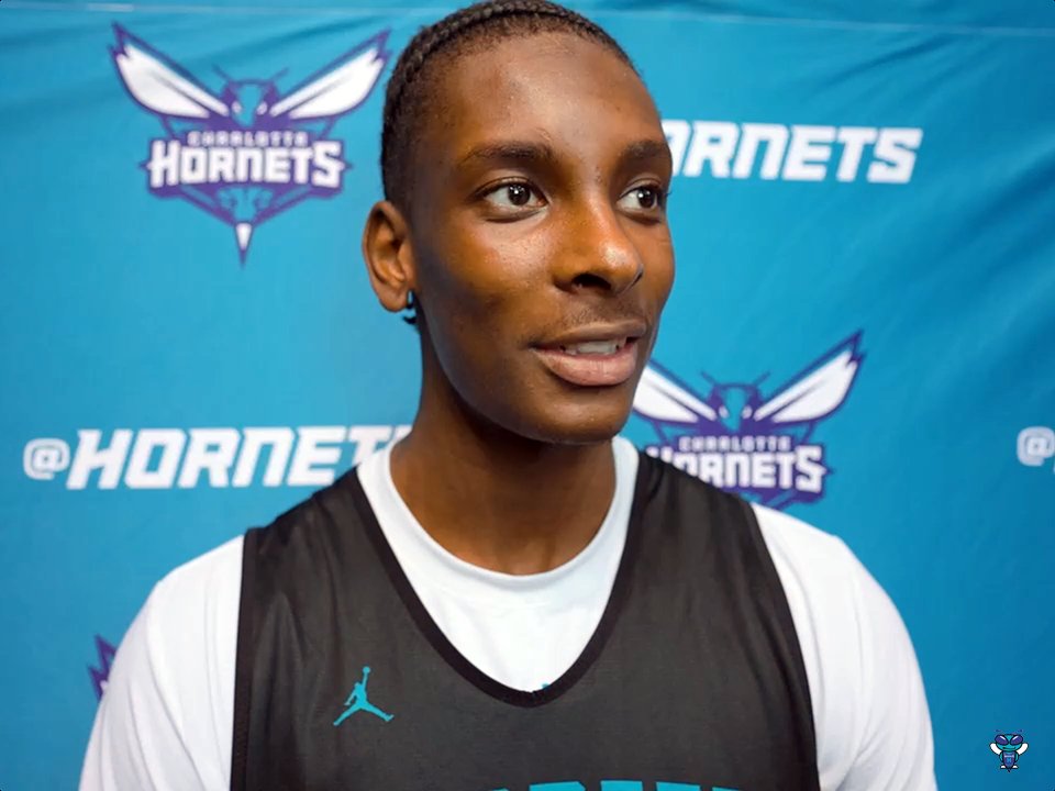 🎙️ Moussa Diabate on the center position being called the Charlotte Hornets' weak spot: "I mean, it's definitely not something that you want to hear, but you know, we're going to see when we play. That's all it is." 🙂
