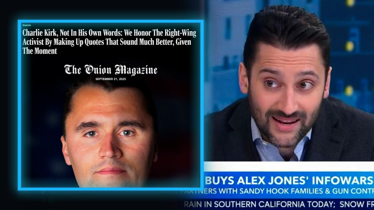 BREAKING: Bloomberg-Backed The Onion Announces Plan To Steal Charlie Kirk's Identity &amp; Misrepresent Him With Fake Quotes That Will Be Broadcast On Hijacked Infowars! Erika Kirk MUST Take Legal Action!!!