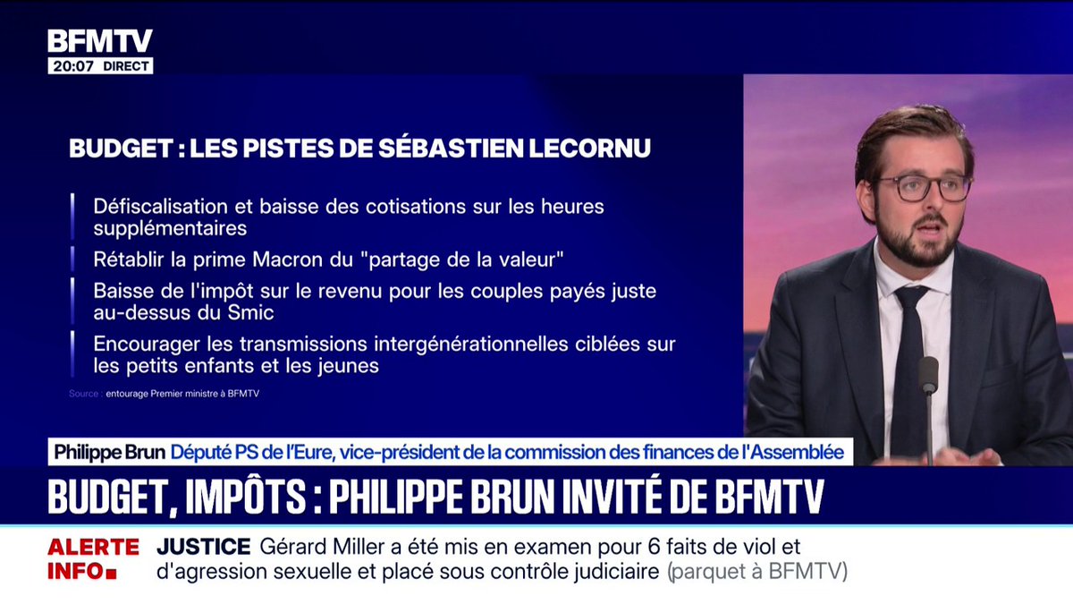 Pistes de Sébastien Lecornu: "Tout cela, ça ne me parait pas sérieux", lance Phillipe Brun, député PS de l'Eure