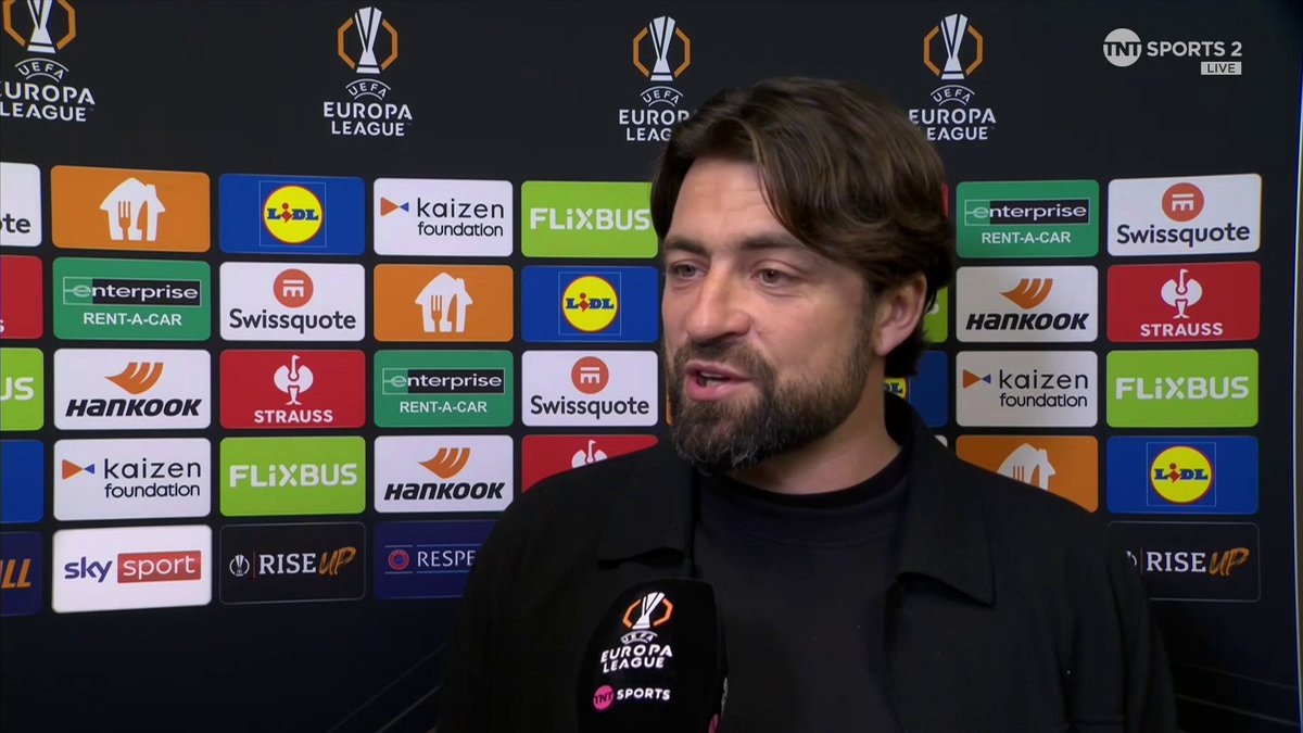"Fortunately, we have a chance to quickly get points on the board" 🫡 Russell Martin previews Rangers' clash with Sturm Graz. 🎙️ Matt Smith 📺 TNT Sports &amp; discovery+ UK