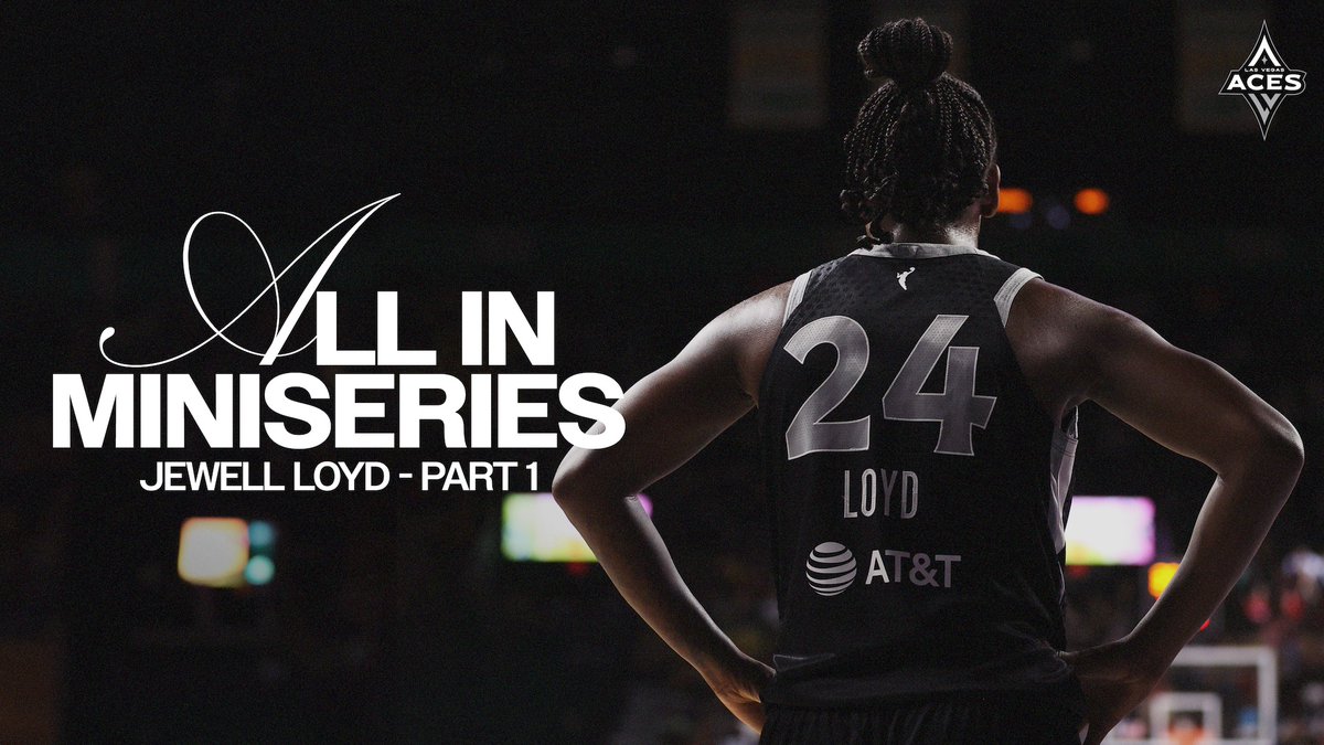 She has that mindset. She has that 𝙈𝙖𝙢𝙗𝙖 𝙈𝙚𝙣𝙩𝙖𝙡𝙞𝙩𝙮. 🐍 Watch Part 1 of Jewell B Loyd's feature on Aces YouTube now! ⬇️ 🖥️