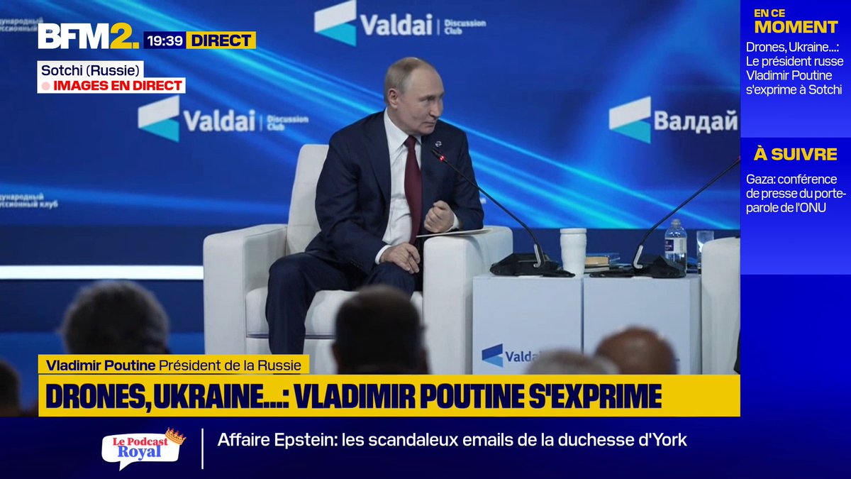 "Je le [Macron] connais bien" Pétrolier de la flotte fantôme russe: Vladimir Poutine accuse la France de "piraterie" et assure que Paris "provoque" la Russie #BFM2