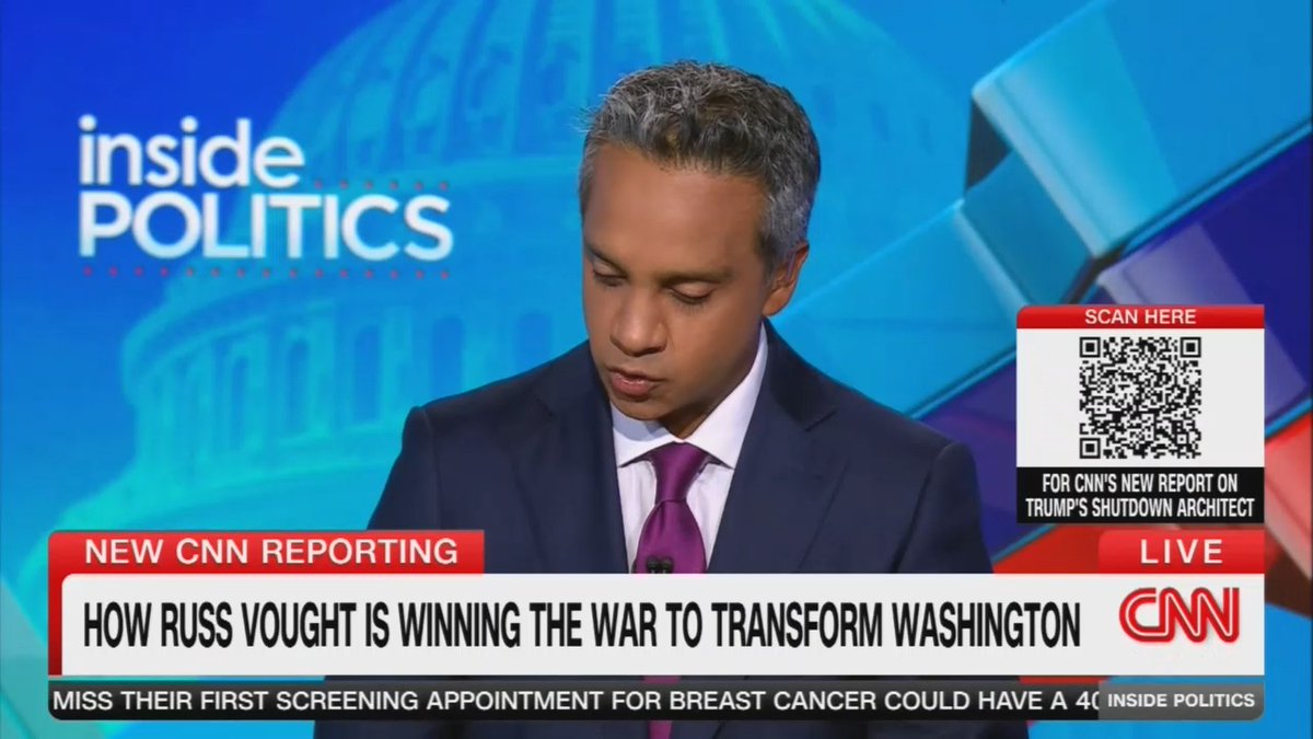 CNN airs compilation of Trump saying he knew nothing about Project 2025 (This morning he praised 'Russ Vought of Project 2025 fame')