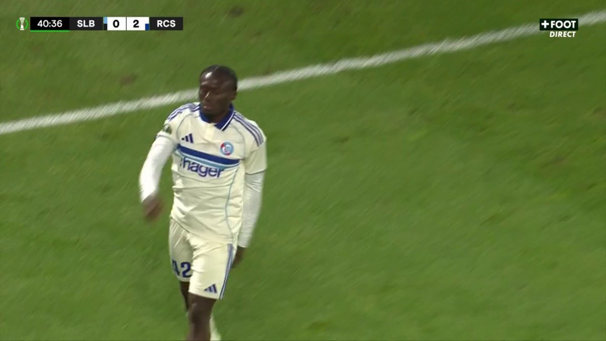 Strasbourg rรฉgale pour son retour en Coupe d'Europe ๐ Les Alsaciens mรจnent 2-0 face au Slovan Bratislava et la deuxiรจme pรฉriode est ร suivre sur CANAL+FOOT ๐ฅ๏ธ #SLBRCS | #UECL