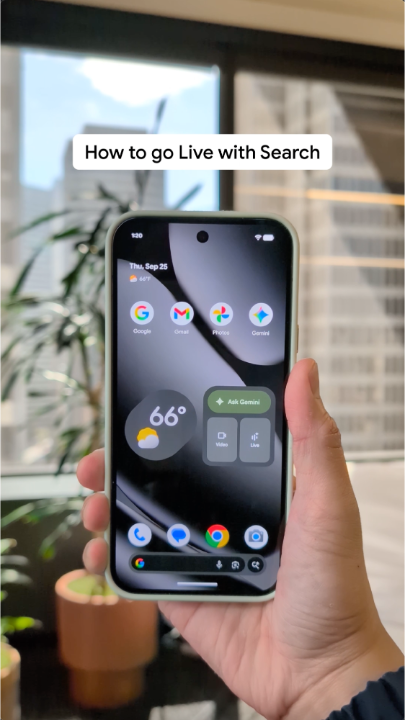 Here’s how to go Live with Search. Try it out today in the Google app for Android and iOS.