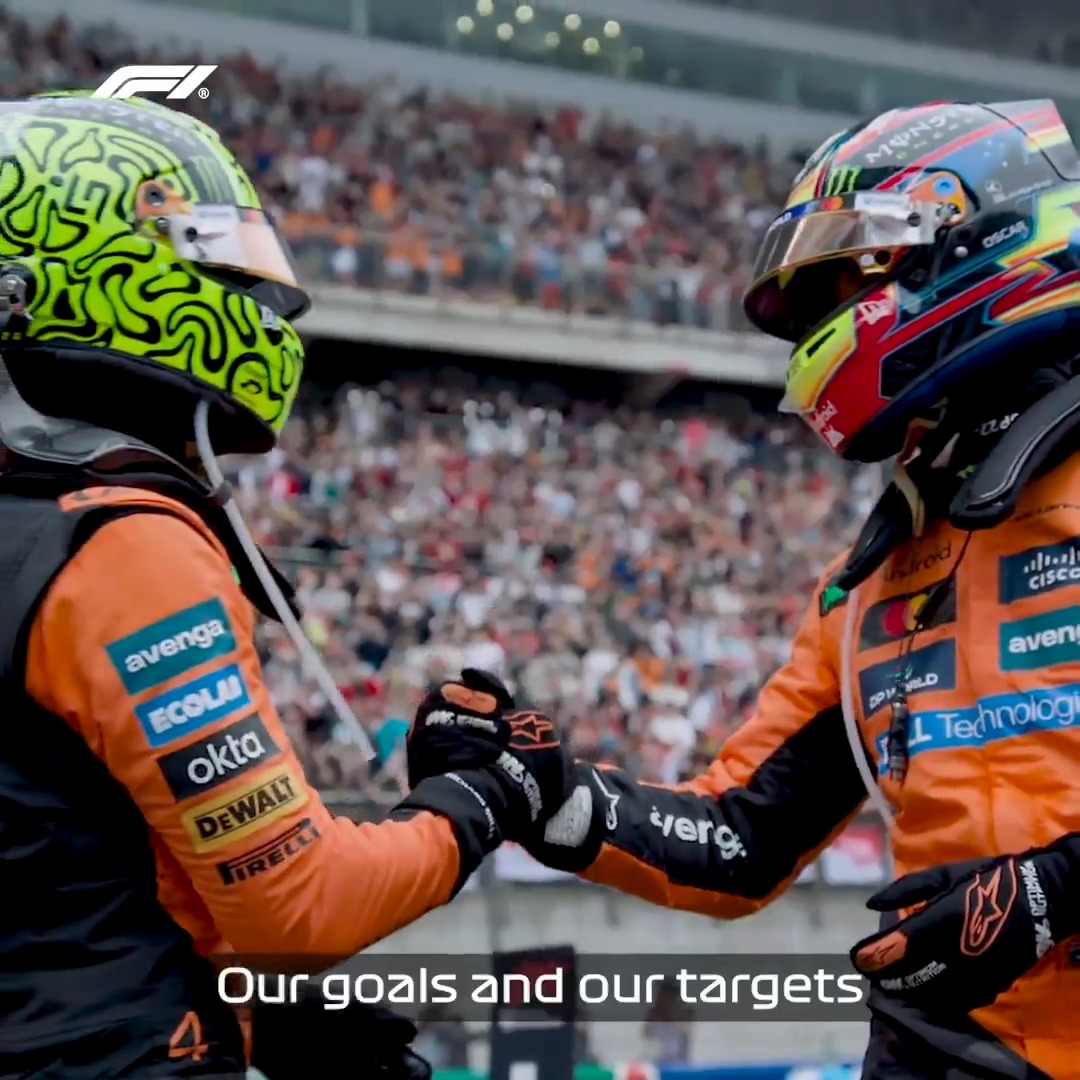 "Two guys who love going racing..." 😊 "Ultimately we want to help the team..." 💪 We sit down with Lando and Oscar ahead of the Singapore weekend 🗣️ #F1 #SingaporeGP