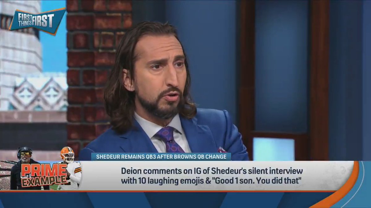“Right now, the closest comp Shedeur has in sports to like how to maybe best conduct myself given the extra spotlight and my spot on the depth chart is Bronny James… Bronny has done the exact opposite of all of this.” nick wright explains: