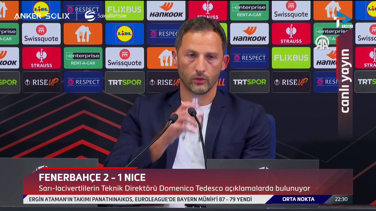 Domenico Tedesco: "Zagreb maçında her şey çok kötü değildi, bugün de kazanırken her şey çok iyi değil."