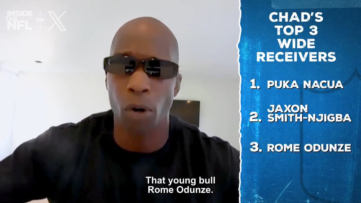 🏈 Puka Nacua 🏈 JSN 🏈 Rome Odunze You rocking with @OchoCinco's top 3 WRs of 2025 list? 🤔