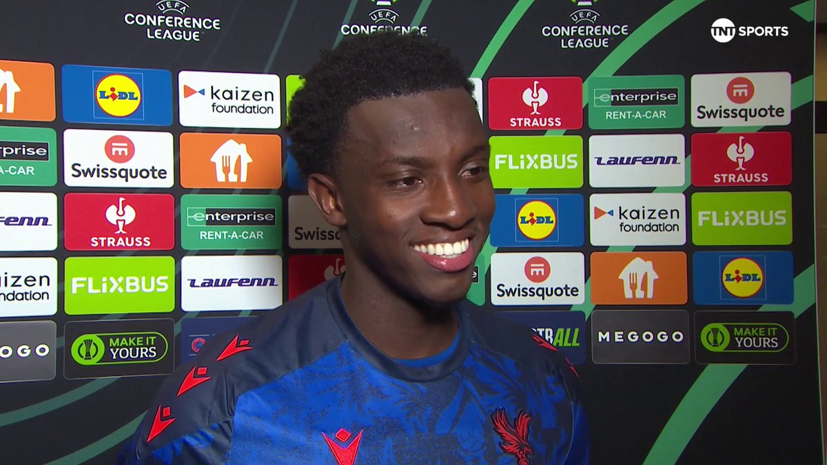 "I'm happy for him to take the glory." 😅 All praise to Yéremy Pino from Eddie Nketiah as the Spaniard crafted a wonderful assist for his goal ⚽️ 🎙️ Archie Rhind-Tutt 📺 TNT Sports & discovery+ UK
