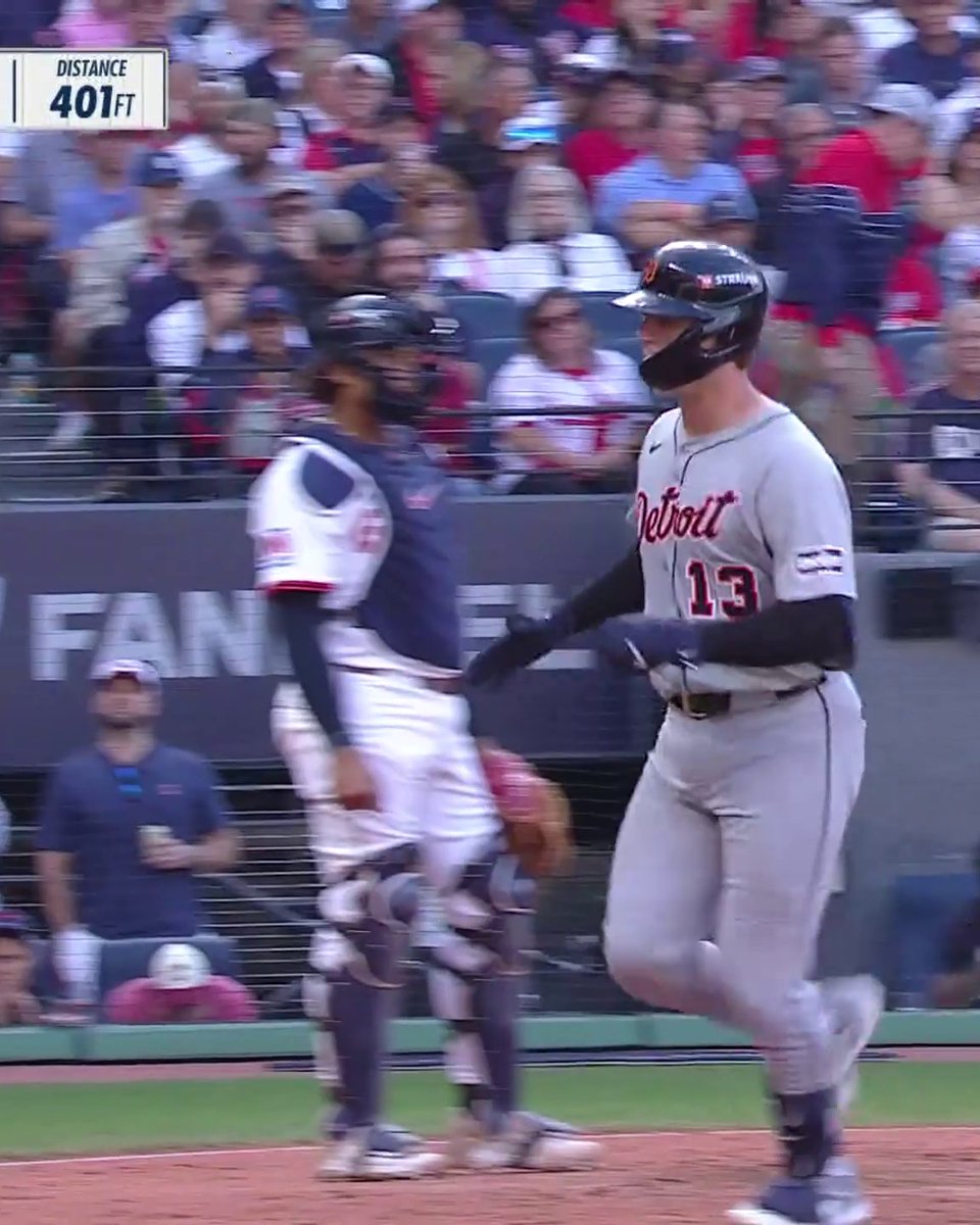 A DINGER FOR DINGLER ‼️ Dingler’s first hit of the series gives Detroit the lead in the 6th 🐅 Watch now on ABC and the ESPN App